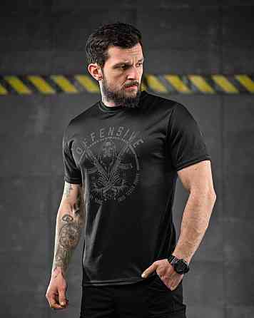 Тактична потовідвідна футболка Oblivion black Defensive ДЛ6588 Київ