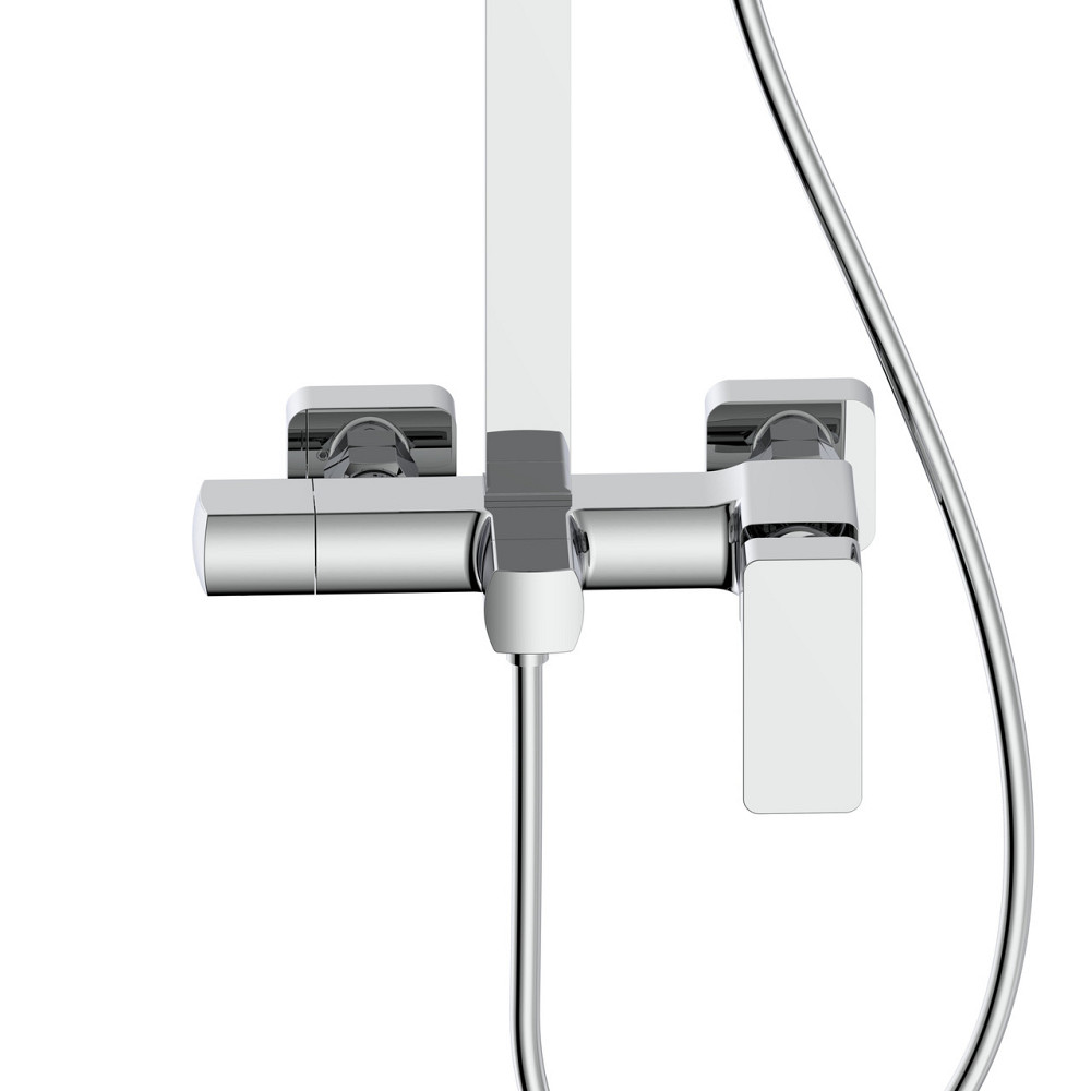 Душевая система для кабины Qtap Capricorn на три потребителя (с изливом) 53103KNC Chrome Киев - изображение 4