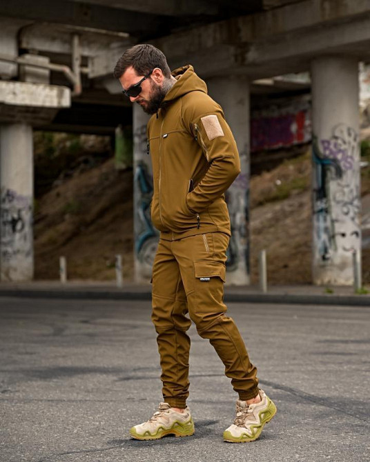 Тактичний костюм софтшел Oblivion кайот ВТ7680 Одеса - фото 12