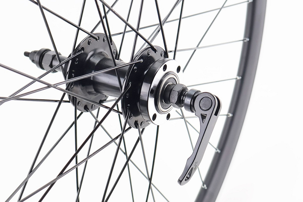 Колесо 27,5" заднє Disk-brake, обід "крапля" та втулка 14Gx36H алюмінієві,пром підшипникі NECO MS31R, під вільнобіг, кріпл. ексцентрик, Бершадь - фото 4