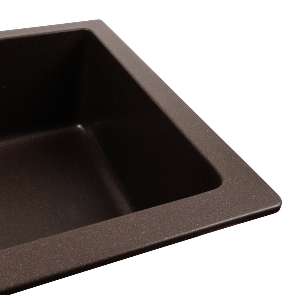 Гранітна мийка для кухні Platinum 7945 Paruana матова Темна скеля Коломыя - изображение 4