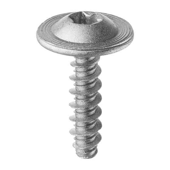 Саморізи, Під зірчасту викрутку, TORX з прес-шайбою, Сріблястий, Метал, Розміри (мм): T-17.6 F-6.1 Київ