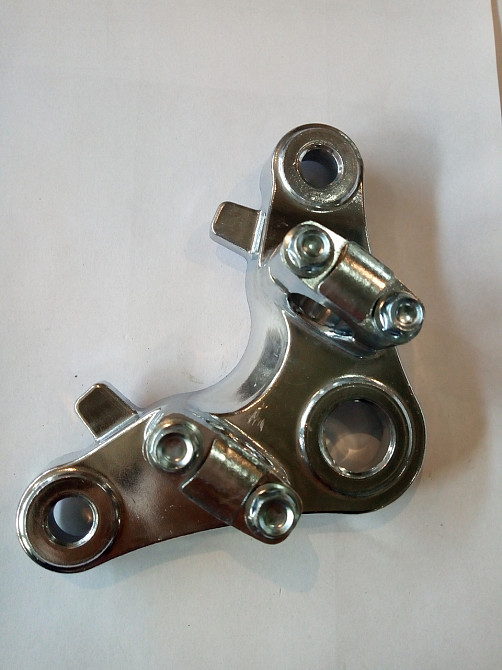 Пластина траверси верхня мотоцикл 4T CG125/150 (алюміній) Мукачево - фото 1