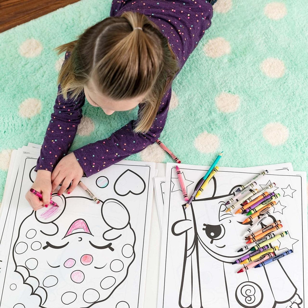 Воскові олівці Crayola 24 кольори набір для малювання діаметр 7 мм довжина 90 мм Київ - фото 5