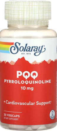 Пирролохинолин Solaray PQQ 10mg 30 раст капс Киев