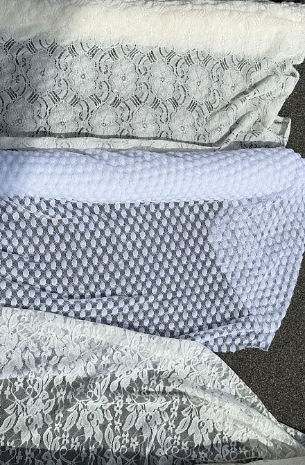 Тканина/опт/гіпюр стрейч — від 5 м. Київ - фото 1