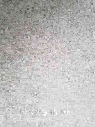 Обои флизелиновые  Khroma Serenade SER101 геометрия маленькие квадраты серые белые серебро Киев