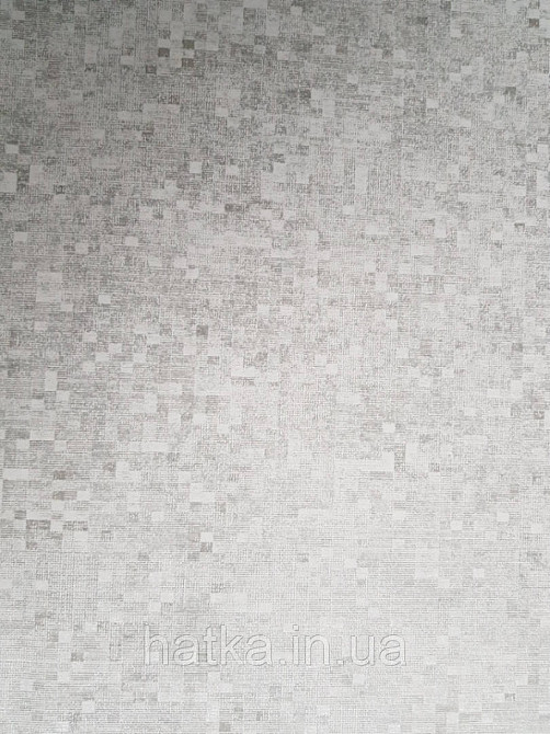 Обои флизелиновые  Khroma Serenade SER101 геометрия маленькие квадраты серые белые серебро Киев - изображение 1