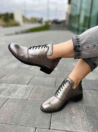 Черевики жіночі Sothby's темне-срібло натуральна шкіра 36р. (Б-552/2 3545) Коломия