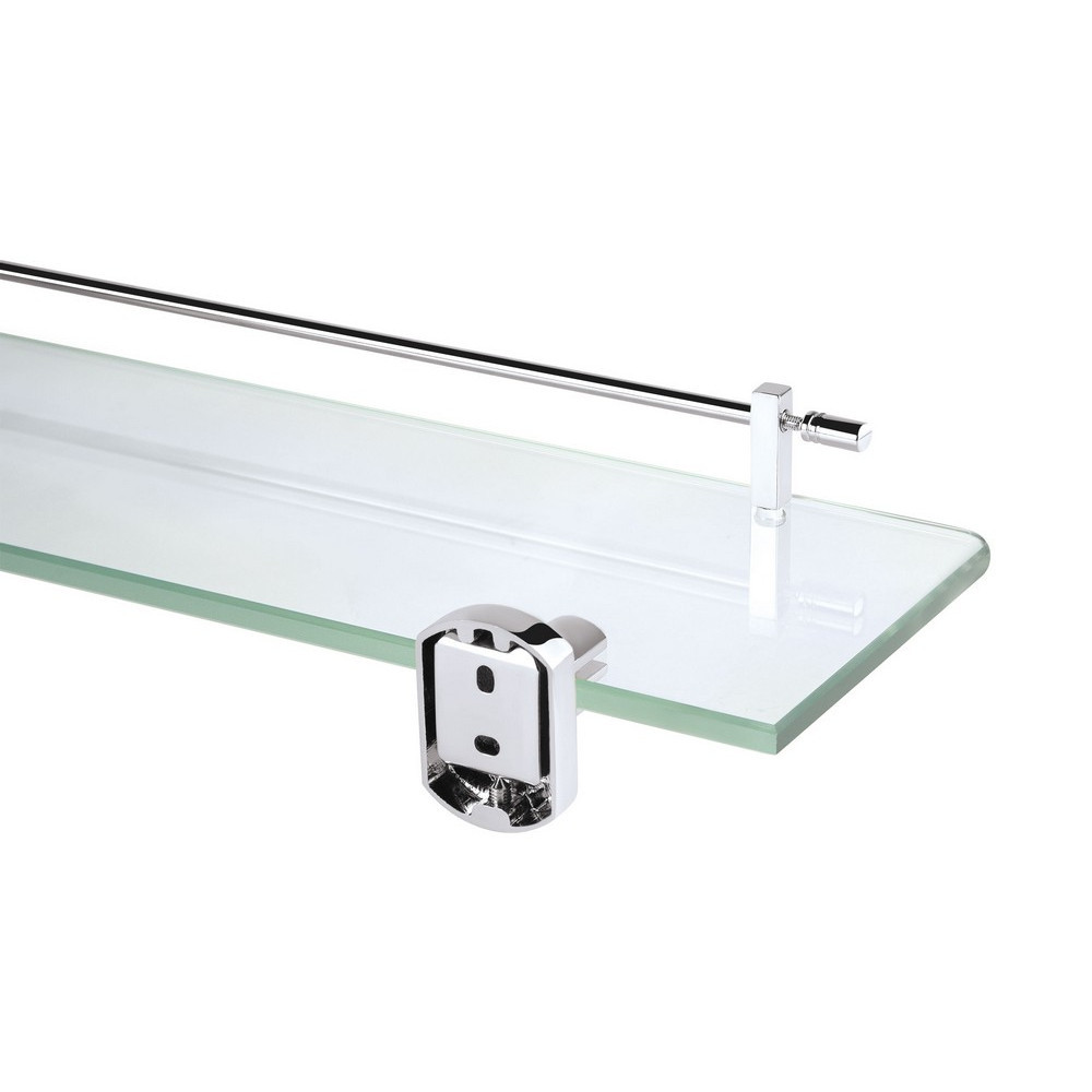Полка универсальная Qtap Liberty стеклянная 600 мм QTLIBCRM1153 Chrome Киев - изображение 8
