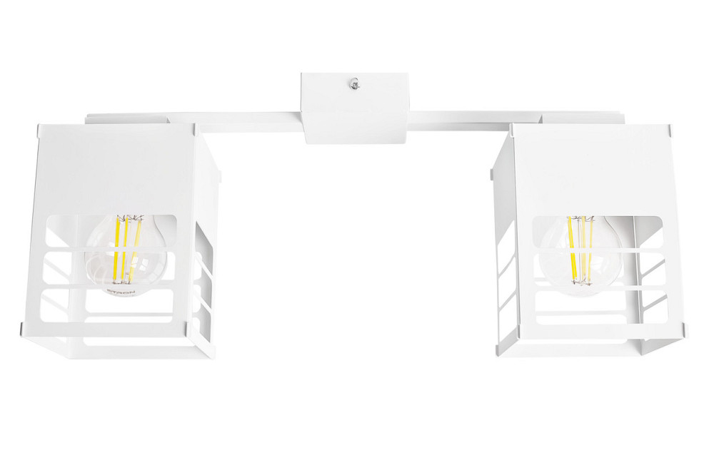 Люстра лофт біла 2 лампи Е27 Urban NL 2310-2 WH Київ - фото 3