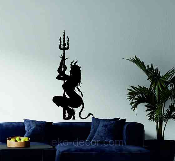 Декоративне настінне Панно «Дівчина Дияволиця», Декор на стіну Київ