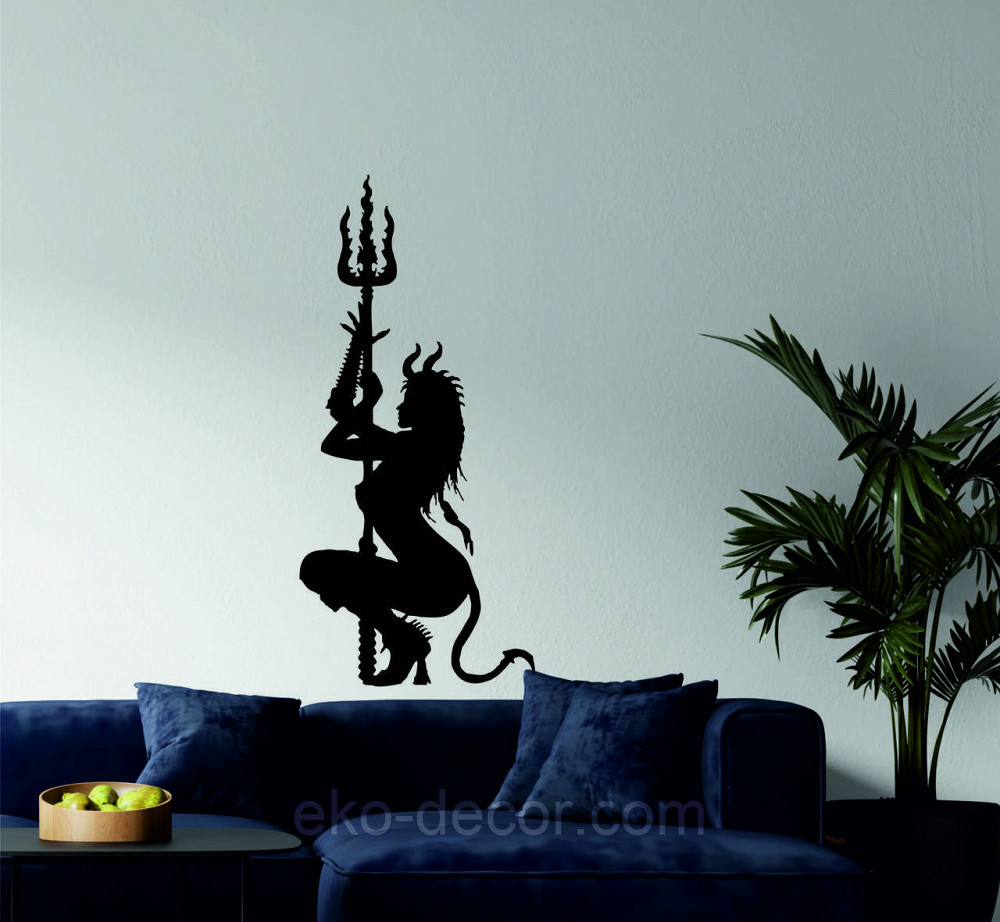 Декоративне настінне Панно «Дівчина Дияволиця», Декор на стіну Київ - фото 6