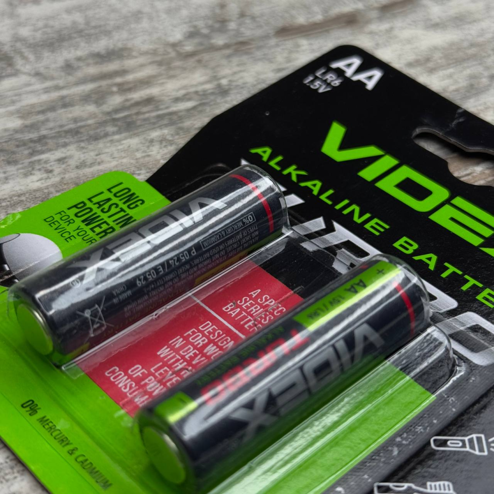 Батарейка AA LR6 Videx Turbo Alkaline щелочная 1.5В, надежный источник питания для техники и игрушек Киев - изображение 2