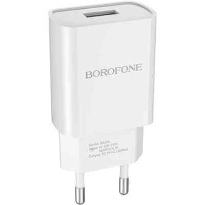 Зарядное устройство BOROFONE BA20A Sharp USB 10.5W White (6931474700681) Винница
