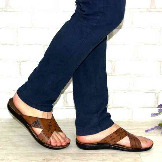 Чоловічі Шльопанці капці Adidas Сланці Руді Адідас ( розміри: 40,41,42,43,44,45) Дніпро