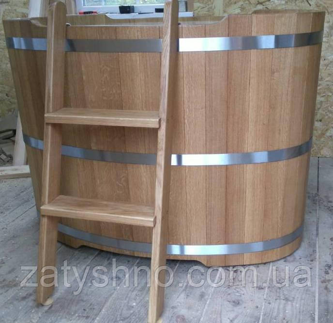 Овальная купель для бани из дуба Киев - изображение 3