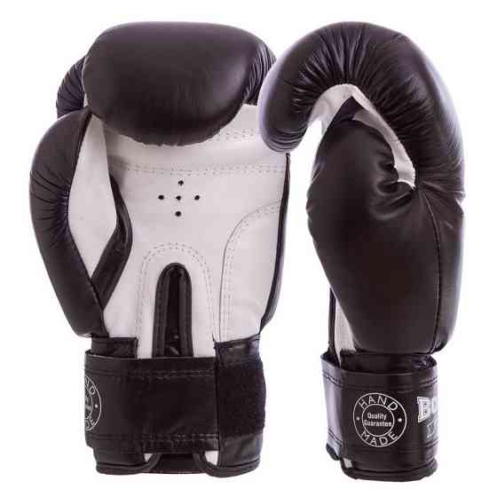Рукавиці боксерські Еліт BOXER 10 oz Шкіра Вишневе