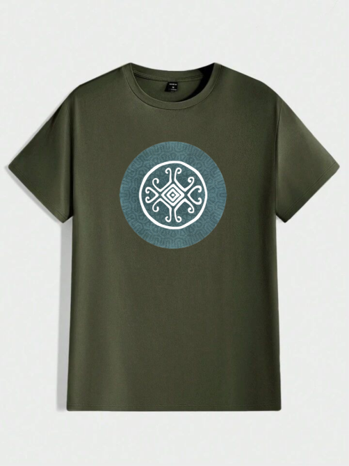 Футболка с логотипом «Мир наизнанку» Хаки, S Черновцы - изображение 1