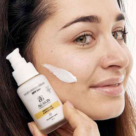 Увлажняющий крем из СПФ 50+ Moisturising cream SPF 50+ AG Skin 50 мл Днепр