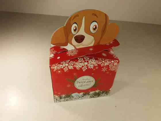 Коробка під цукерки №017(Песик 700гр) Харків
