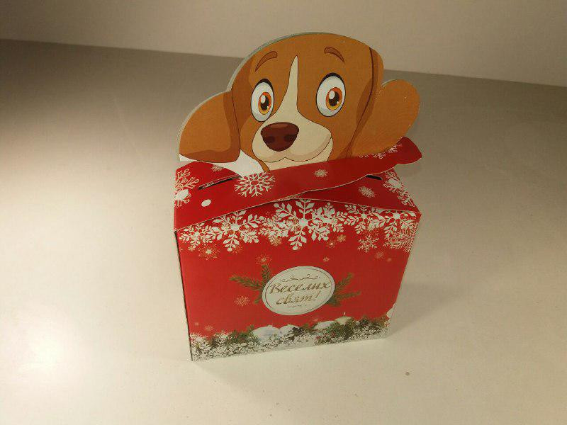 Коробка под конфеты ( 500грм ) №017с 