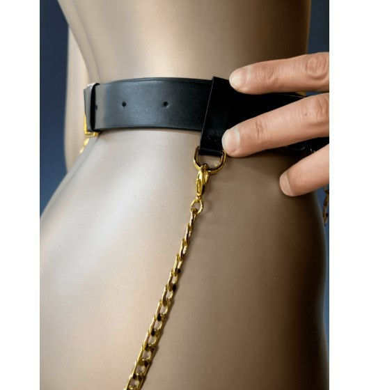 Пояс із золотими ланцюжками Upko Indulge In The Restraints Collection Sex Aura Київ - фото 7