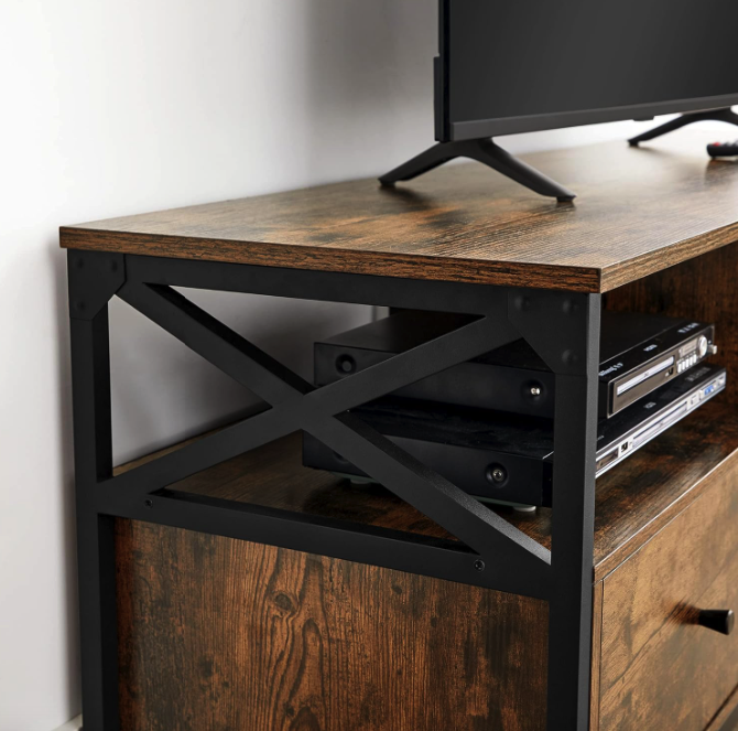 Тумба під телевізор Leobert Kamila в стилі Loft з 3 шухлядами Київ - фото 5