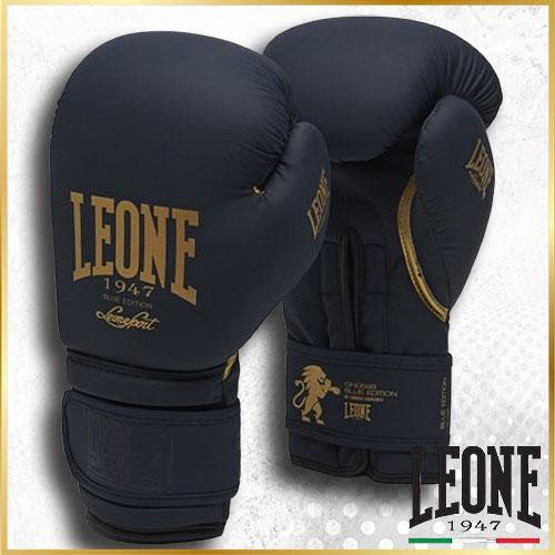 Рукавички боксерські для боксу та єдиноборств професійні оригінальні Leone Mono Blue 12 унцій Сині Київ - фото 8