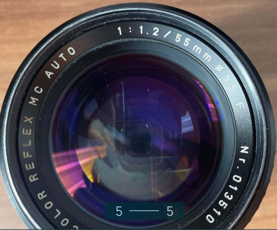 Об'єктив: Porst Color Reflex 55mm. F1.2 mc. Auto для Canon. Харків - фото 5