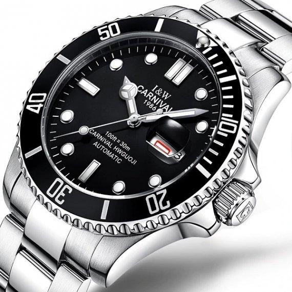 Годинник чоловічий наручний Carnival Patent (Сріблясті) Київ - фото 2