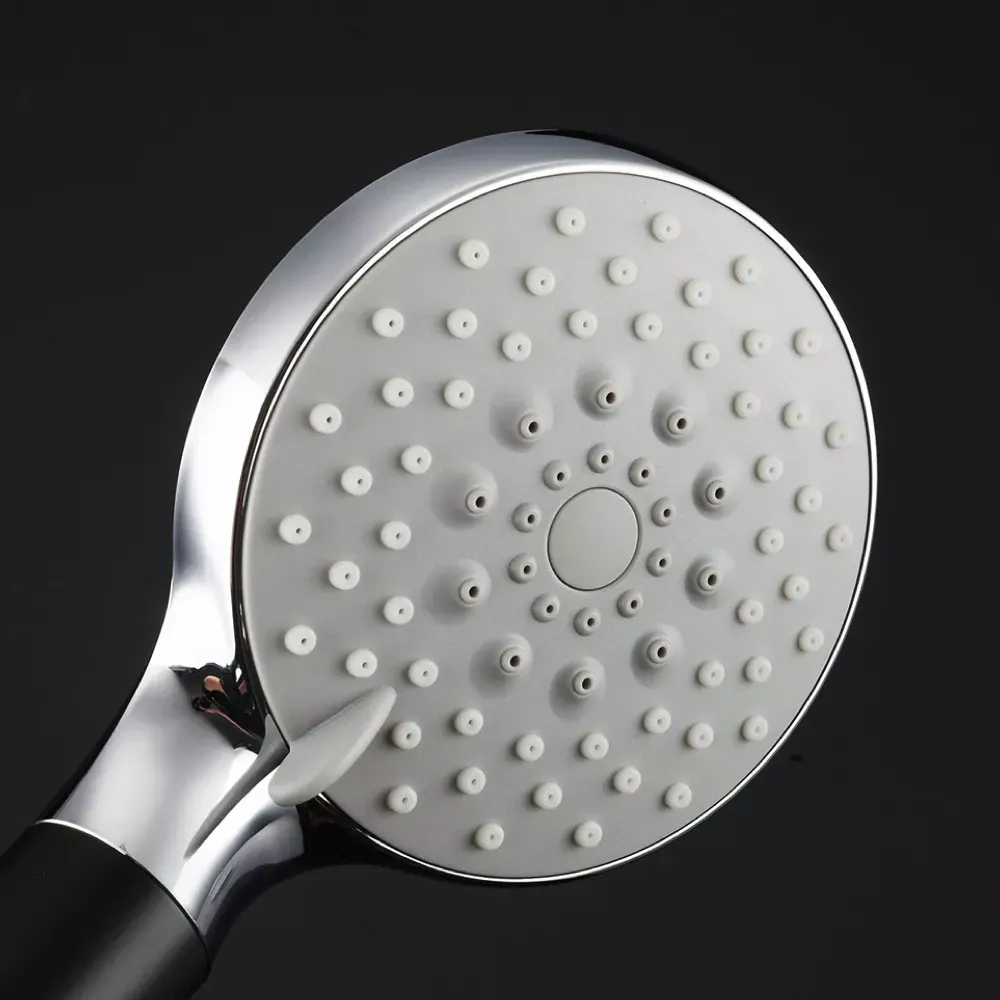 Змішувач для ванни з душовим гарнітуром GAPPO G3281 чорний/хром Київ - фото 6