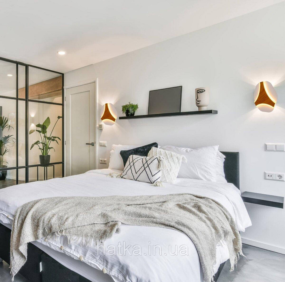 Светодиодное бра 8927-1 9W 200*185*40 white Киев - изображение 6