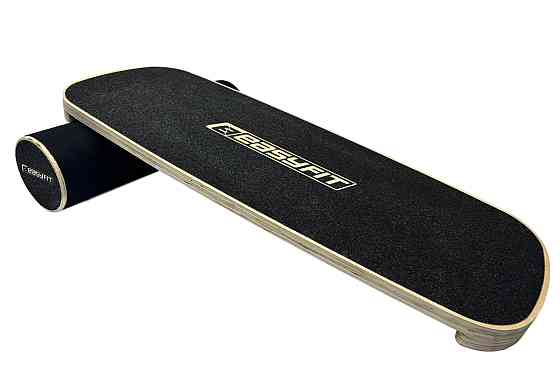 Балансувальна дошка EasyFit баланс борд з валиком чорний Коломыя