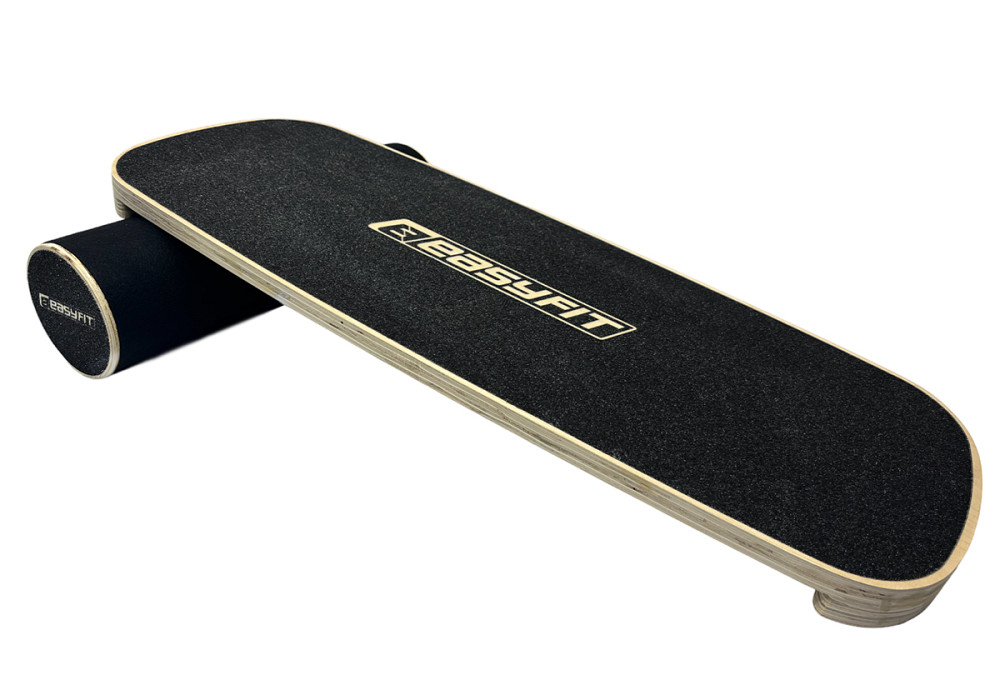 Балансувальна дошка EasyFit баланс борд з валиком чорний Коломыя - изображение 1