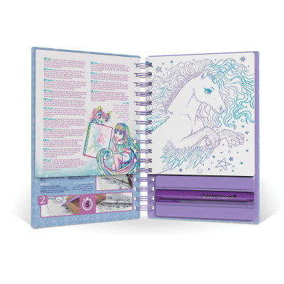 Набор для творчества Nebulous Stars Скетчбук Фантазийное искусство из фольги (11025) Винница - изображение 2