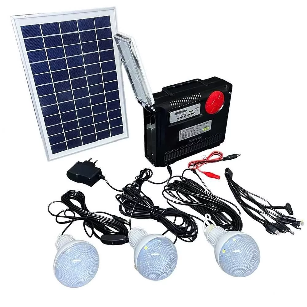 Зарядная станция Silver Toss ST1980 + солнечная панель + лампы  + фонарь Винница - изображение 8