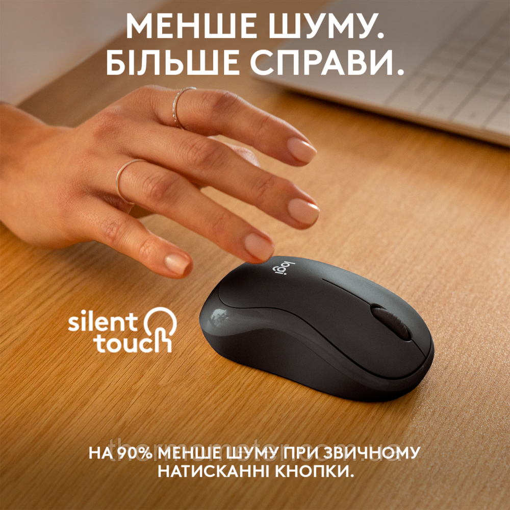 Миша Logitech M240 Silent Bluetooth Graphite (6878946) Киев - изображение 6
