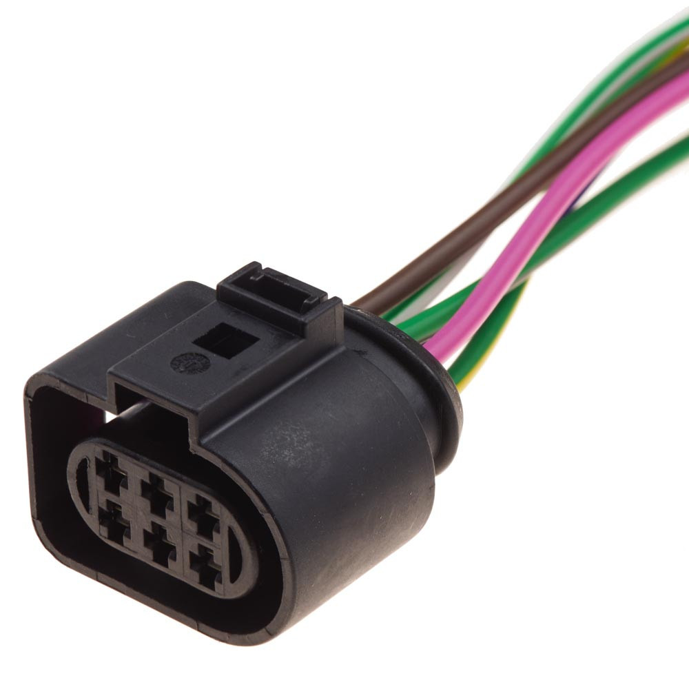 Роз'єм конектор с проводом, 6-кон., Дат, Кислорода, 1J0973733, 936142-1, VAG, TE Германия, Audi, Bugatti, Porsche, Seat, Skoda Київ - фото 1