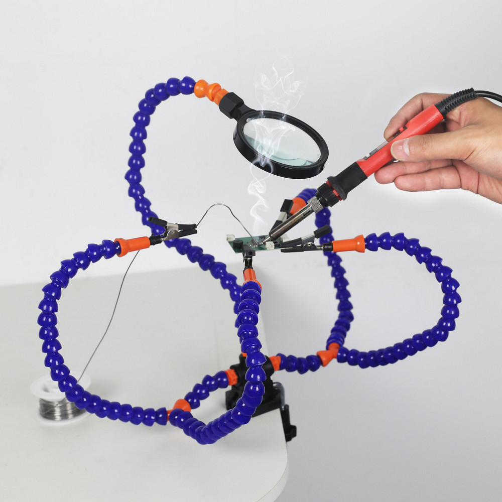 Держатель для пайки с лупой и подсветкой Киев - изображение 7