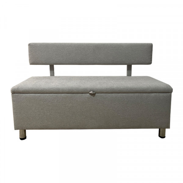 Диван для зони очікування Бассі в тканині з кришкою, 100см Київ - фото 2