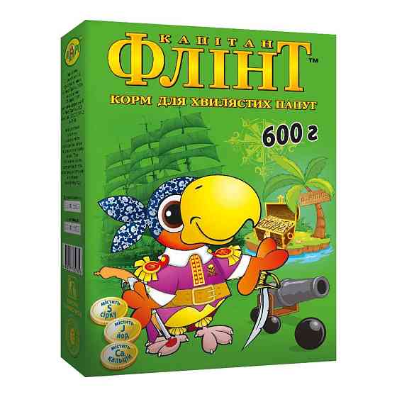 Корм для волнистых попугаев Флинт корм для птиц 600 г, Лори Винница
