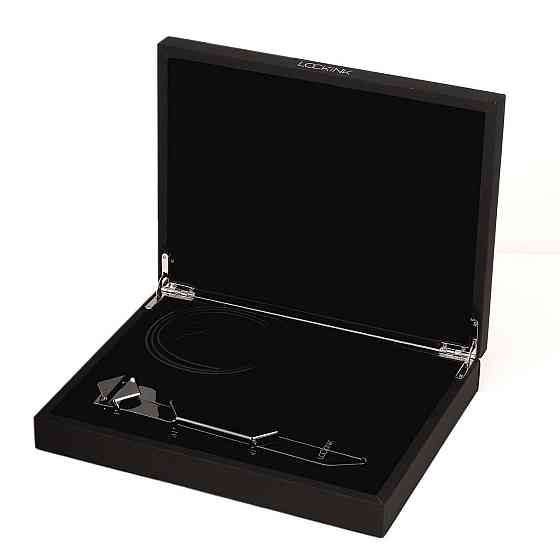 Регульована шлепалка LOCKINK Adjustable Slapper for Impact Play — Black Sex Aura Київ
