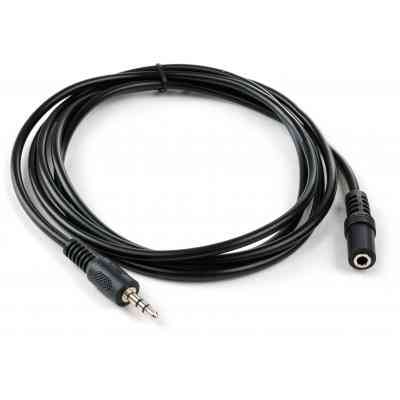 Кабель мультимедийный Jack 3.5mm M/F 1.8 m Vinga (VCPDCJ35MF1.8BK) Винница