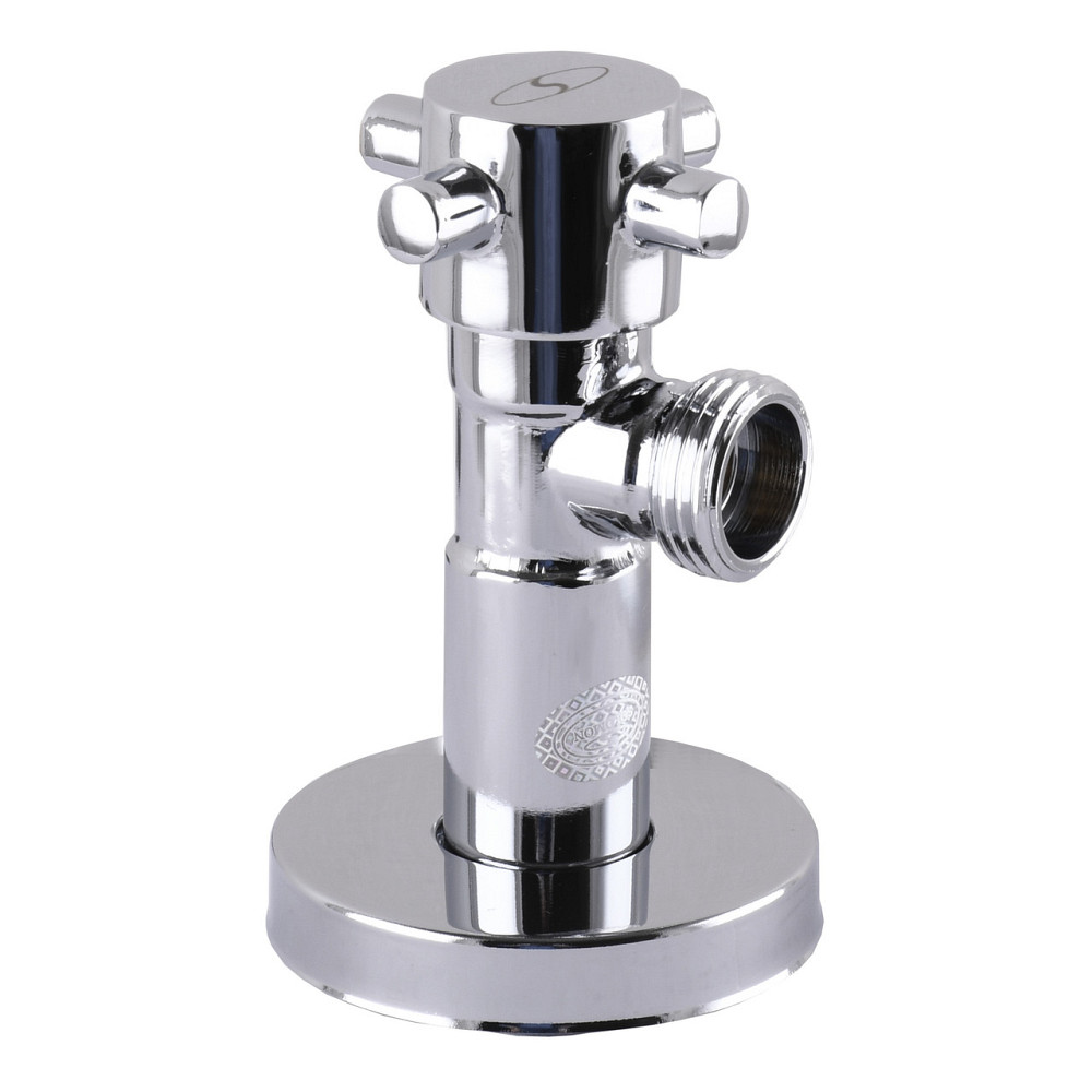 Кран напівобертовий кутовий SOLOMON 1/2″х1/2″ Retro 7077 (2шт) (000002253) Київ - фото 1