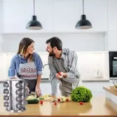 Карусель для специй Spice carousel 16 отсеков. Контейнеры для специй Коломия - фото 2