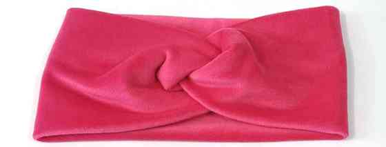 Повязка для волос детская малиновая Киев