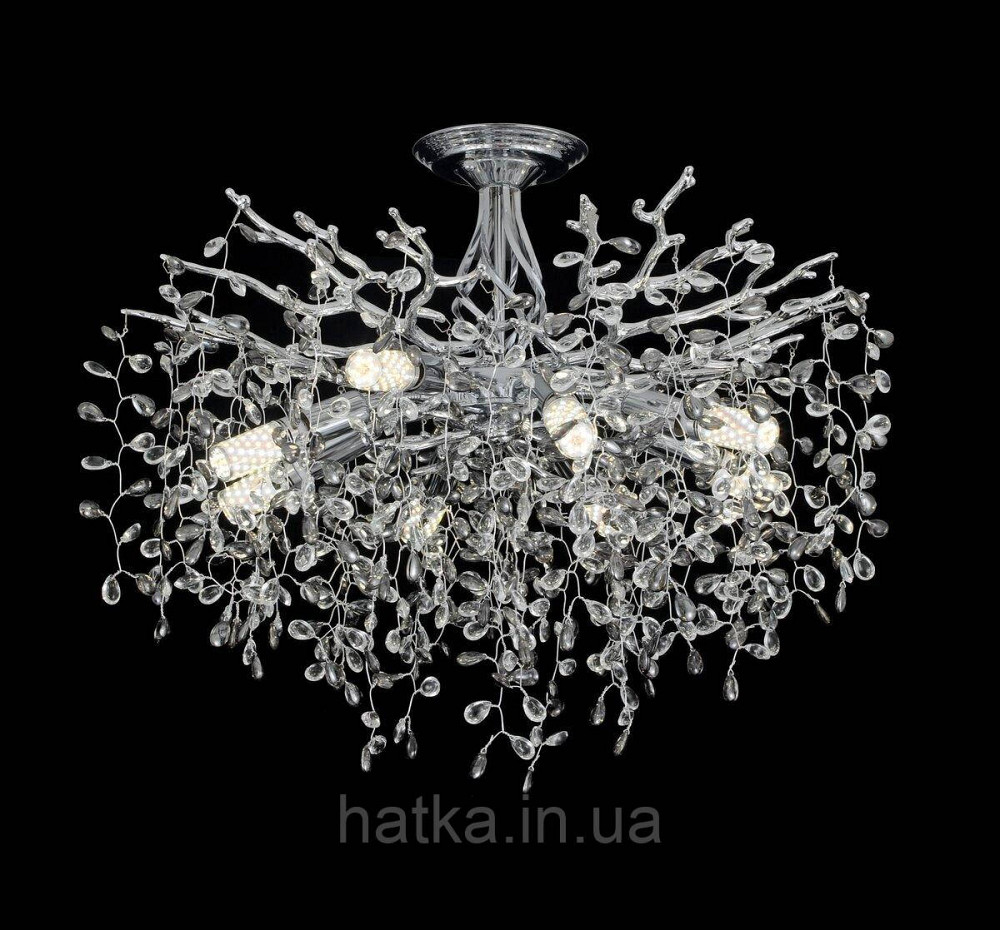 Люстра кришталева Sirius Ш C33031-460 CH кришталеві грона Київ - фото 1