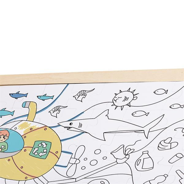 Пазл Hape Океан з розмальовкою (E1643) Харків - фото 14