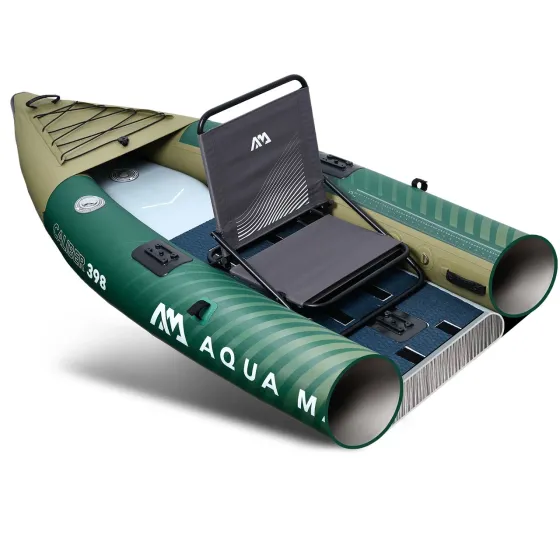 Надувной одноместный каяк длиной 4 метра  Aqua Marina CALIBER CA-398 Дніпро